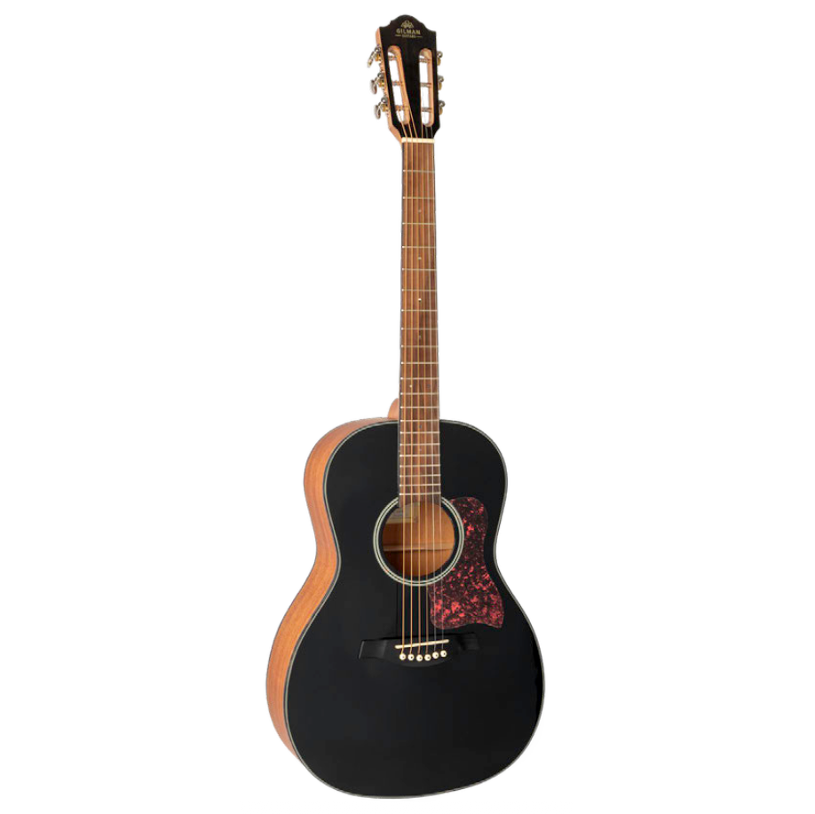 Gilman 40 Series - Parlour Acoustic Guitar in Black Gloss