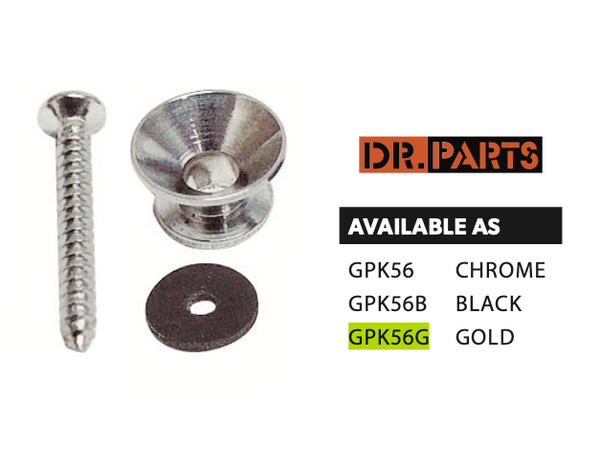 DR. PARTS - GOLD end pin with end pin felt