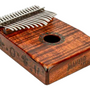 Mahalo 17 Note Kalimba Photo Flame Koa