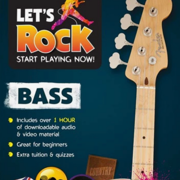 Rockschool Let's Rock Bass Great for Beginners