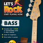 Rockschool Let's Rock Bass Great for Beginners