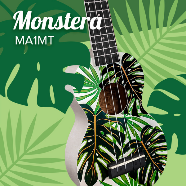 Mahalo Art Series - Soprano Ukulele (Monstera)