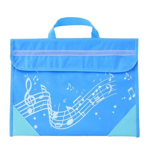 Musicwear - Wavy Stave Music Bag - Light Blue