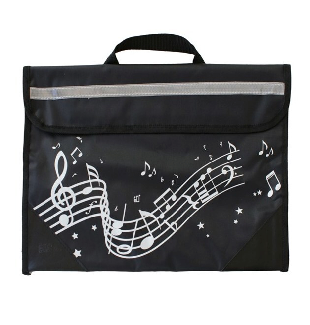 Musicwear - Wavy Stave Music Bag - Black