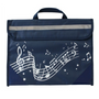 Musicwear - Wavy Stave Music Bag - Navy Blue