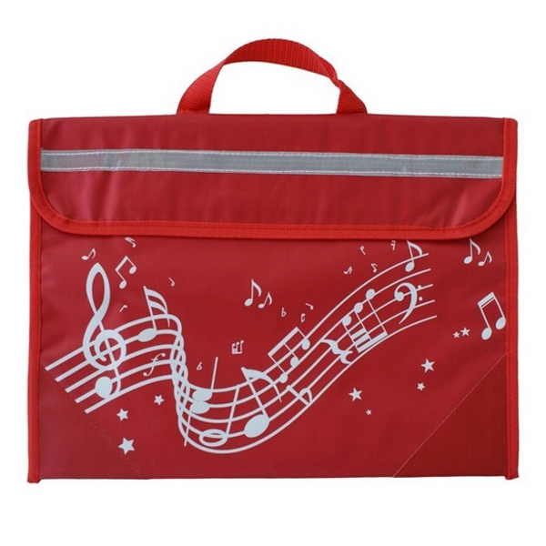 Musicwear - Wavy Stave Music Bag - Red