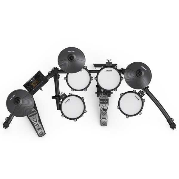 NUX DM210 Portable 8-Piece Electronic Drum Kit w/ Mesh Heads