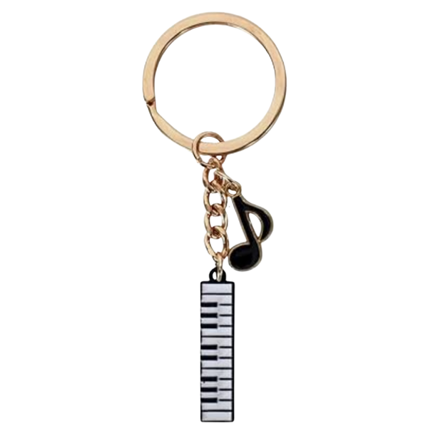 Piano Keyboard Lovers Keychain / Keyring