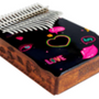 Mahalo 17 Note Kalimba Heart