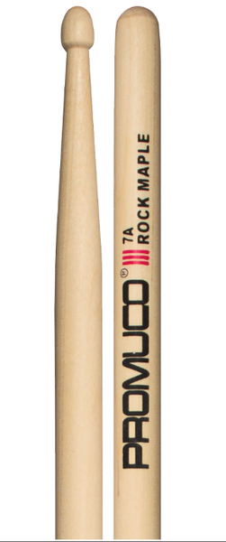 Promuco Rock Maple 7A Wood Tip Drum Sticks