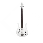 Danelectro Red Hot Longhorn Electric Bass - White