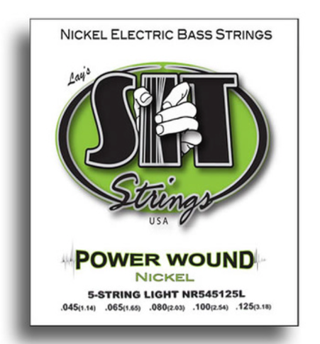 SIT Power Wound 5-String Light Nickel Electric Bass String Set (45-125)