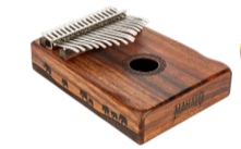 Mahalo 17 Note Kalimba - Traditional African Landscape