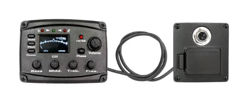 DR PARTS - Acoustic Guitar Pickup With Preamp And 4 Band EQ