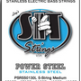 SIT Power Steel 5-String Medium Stainless Electric Bass String Set (50-130)