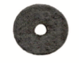 Felt washer for hi-hat clutch. 25mm diameter