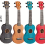 MAHALO - Slimline Series Soprano Ukulele - Transparent Blue