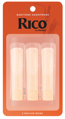 RICO - Baritone Sax Reeds - 3 pack - Size 1.5