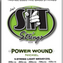 SIT Power Wound 5-String Light Nickel Electric Bass String Set (45-125)