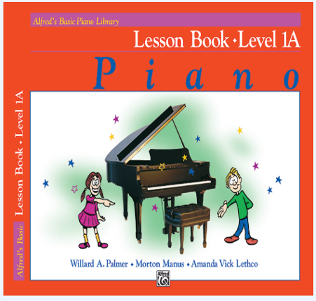 Alfred's Basic Piano Library Lesson Book Level 1A