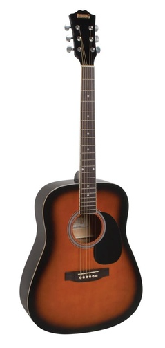 REDDING - Acoustic Guitar - Dreadnought - Vintage Sunburst