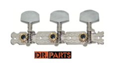 Acoustic & Electric Steel Machine heads - 3 a side - Dr Parts - Chrome Buttons