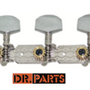 Acoustic & Electric Steel Machine heads - 3 a side - Dr Parts - Chrome Buttons