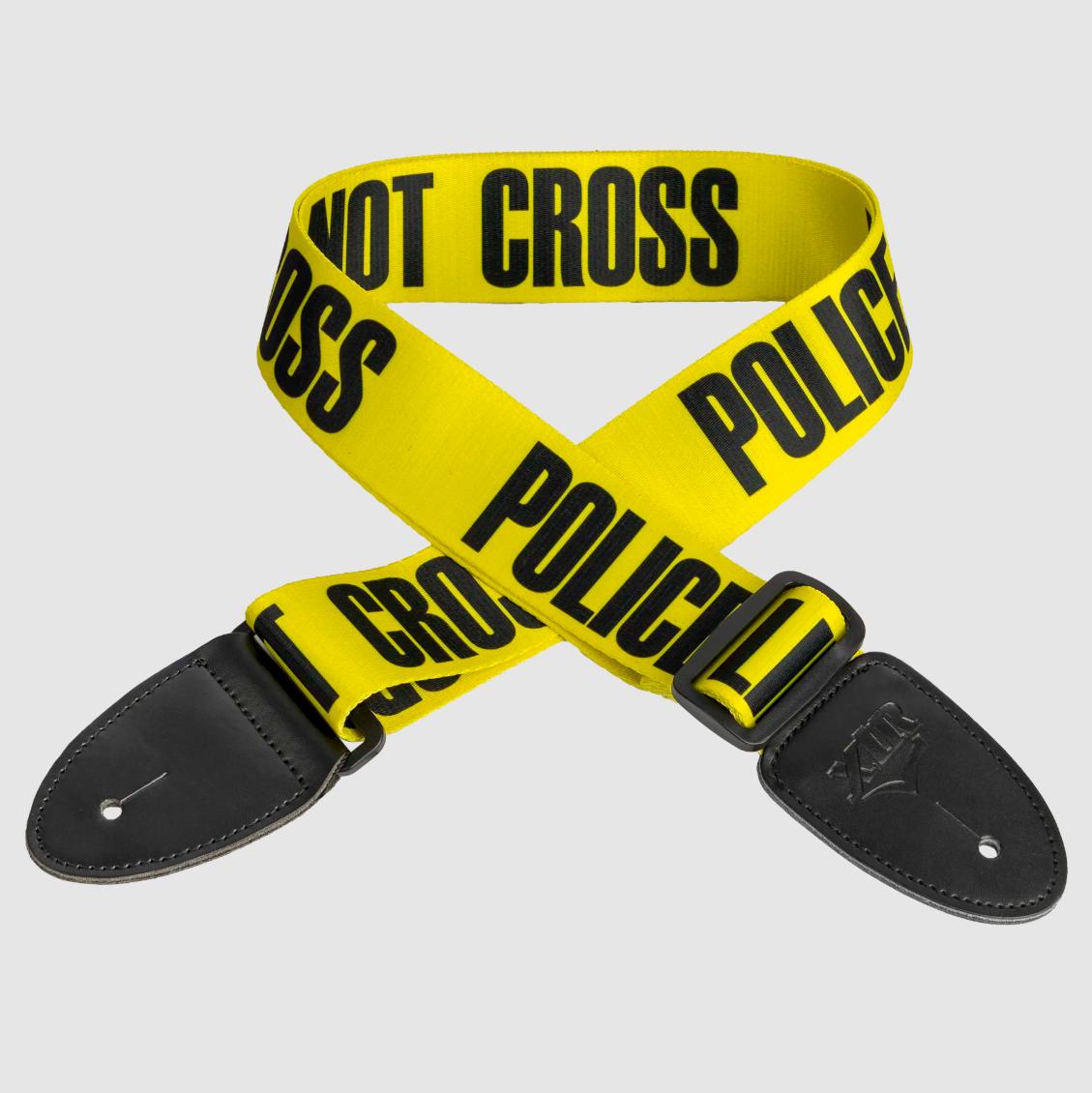 XTR Police Line Pattern Guitar Strap 2"