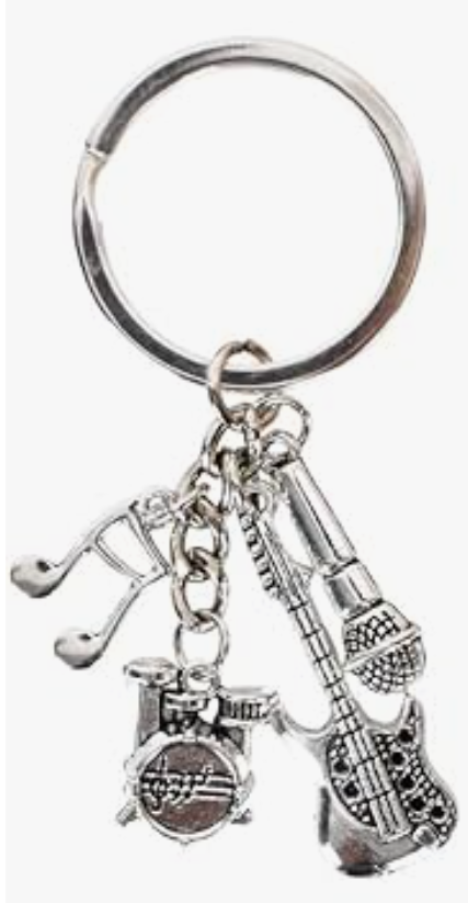 Rock Music Lovers Keyring