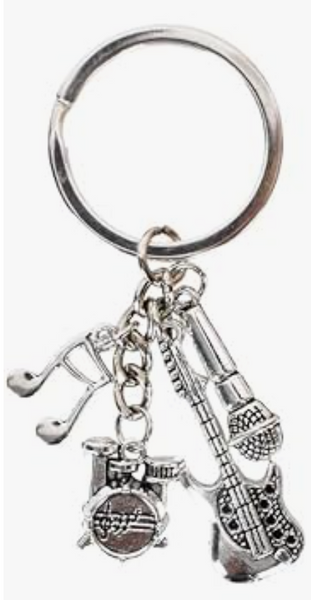 Rock Music Lovers Keyring