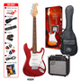 SX Electric Guitar Package - Candy Apple Red