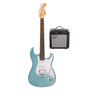 SX HSS Electric Guitar, Amp & Accessories Package - Metallic Blue (4/4 Size)