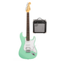 SX HSS Electric Guitar, Amp & Accessories Package - Surf Green (4/4 Size)