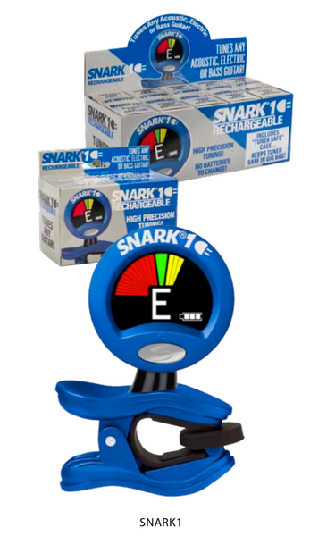 Blue Snark Guitar & Bass clip-on tuner - recharchable