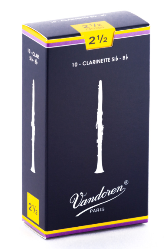 Vandoren B Flat Clarinet Reeds 3.5 - 10 Pack