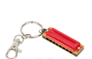 Bryden Mini-Harmonica Keyring - Red