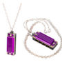 Bryden Mini-Harmonica Necklace - Purple