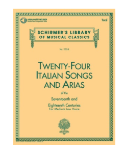 24 Italian Songs & Arias of the 17th & 18th Centuries