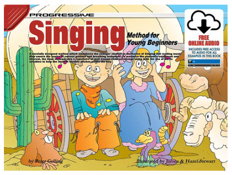 Progressive Singing Method for The Young Beginner Book/Online Video & Audio
