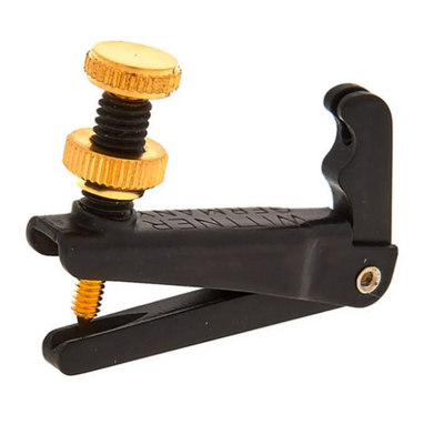 Violin String Adjuster / Fine Tuner – Black With Gold Screws