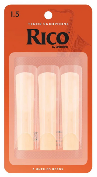 RICO - Tenor Sax Reeds - 3 pack - Size 1.5