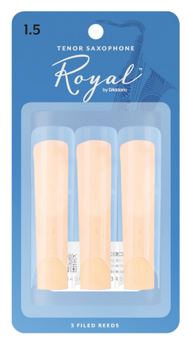 RICO Royal - Tenor Sax Reeds - 3 pack - Size 1.5
