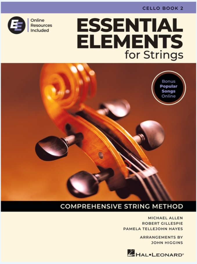 Essential Elements for Cello Book 2 (NEW 2025)