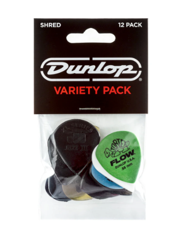 DUNLOP 12 Pick Variety Guitar Pack - SHRED