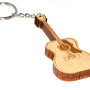 Key Chain-Wooden Western Guitar