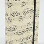 A5 Creme Notebook with Black Manuscript