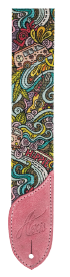 Miss Alexis - Guitar Strap - Hippie swirl