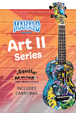 Mahalo Art Series Soprano Ukulele - Graffiti