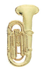 Mini Pin/Brooch - Tuba