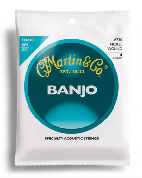 Martin Vega Banjo 4-String Tenor String Set 9-30